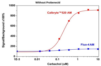 新型钙离子荧光探针Calbryte 520, AM *细胞渗透性* 货号20653
