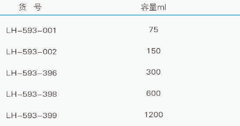 冷冻干燥瓶,联华,150ml LH-593-002