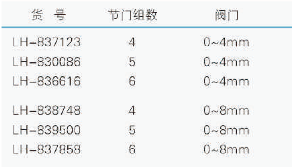 高真空阀节门单排管气体分配器,联华,LH-838748 0~8mm