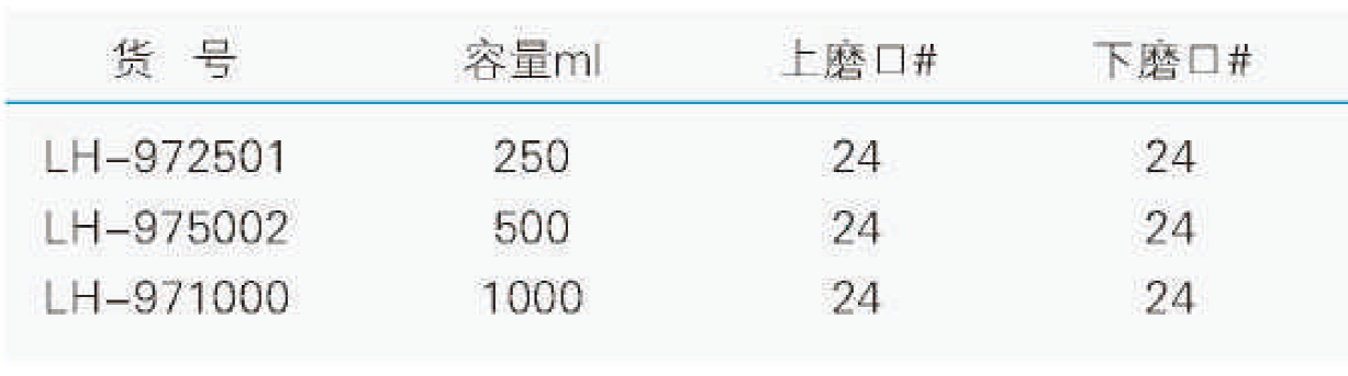 溶剂蒸馏头(双四氟节门),联华,LH-100-250 250ml，24/24/14