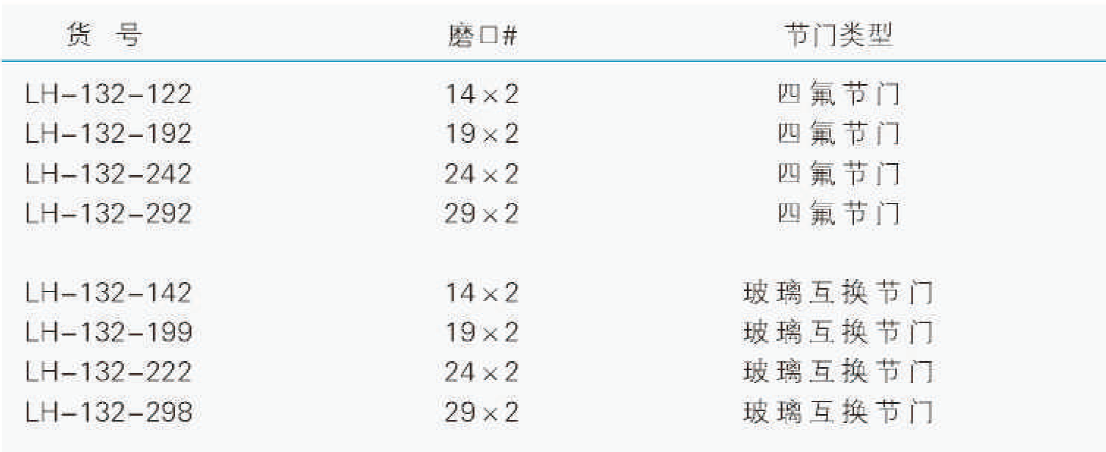 45°抽气接头,联华,LH-132-222 玻璃互换节门