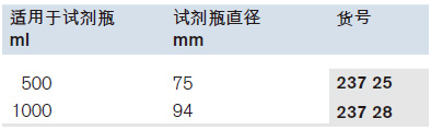 试剂瓶底座,普兰德/Brand,适用于1000ml试剂瓶，直径94mm 23728