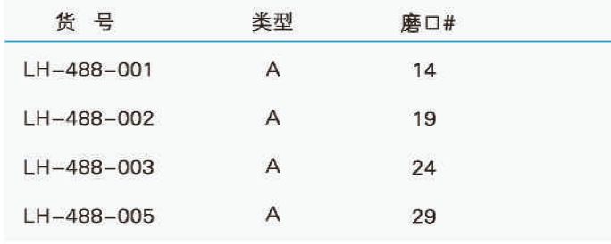 磨口塞(内磨口),联华,LH-488-009