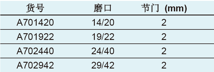 直型抽气接头（四氟节门）,欣维尔,A701420