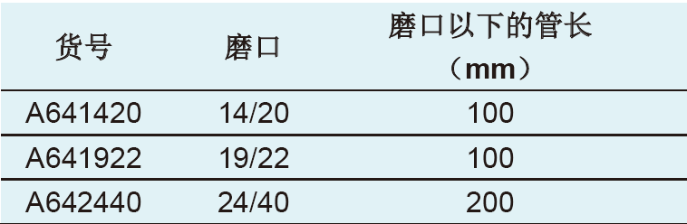 长颈真空接收管,欣维尔,A641922