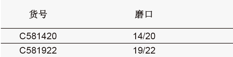 回流冷凝器，105°，高效，具可拆式小咀接头,欣维尔,C581922