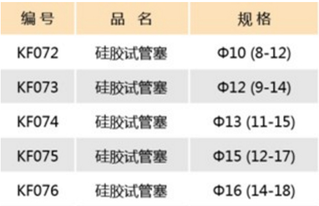 硅胶塞,江苏康捷,KF075 Φ 15(12-17) 200个/包