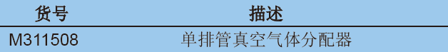 单排管真空气体分配器（#15 砝兰盘磨口）,欣维尔,M311508