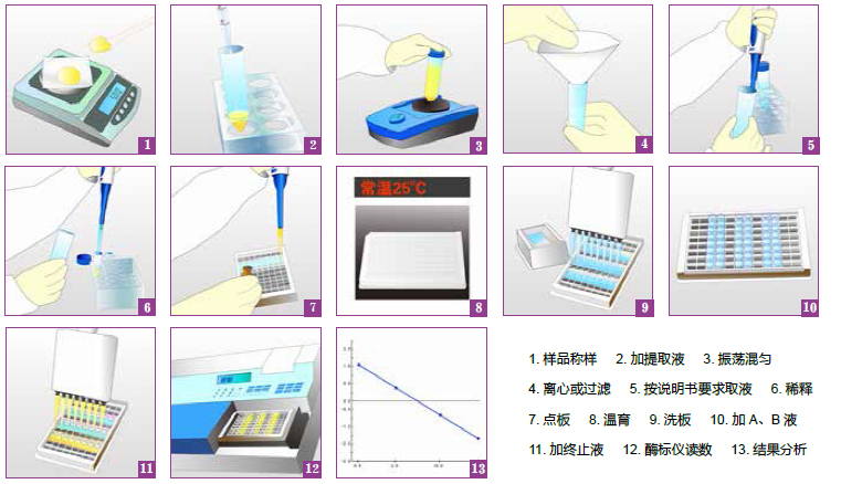 氯霉素ELISA检测试剂盒,华安麦科,0.01μg/kg，96孔 HE09001